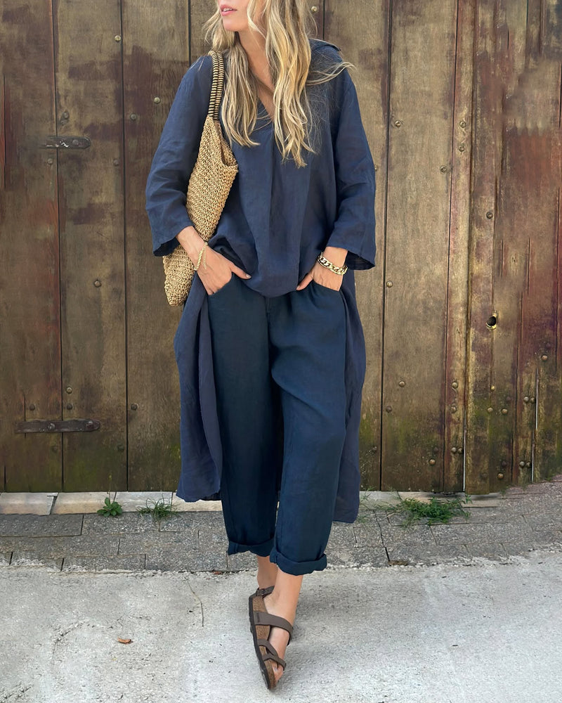 ELENA™ | Conjunto de dos piezas chic con elegancia sin esfuerzo y estilo versátil