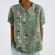 Estampado floral verde