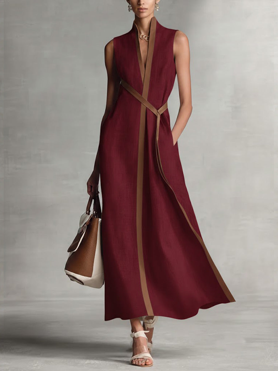 Elira™ | Vestido de lino fluido con elegancia natural