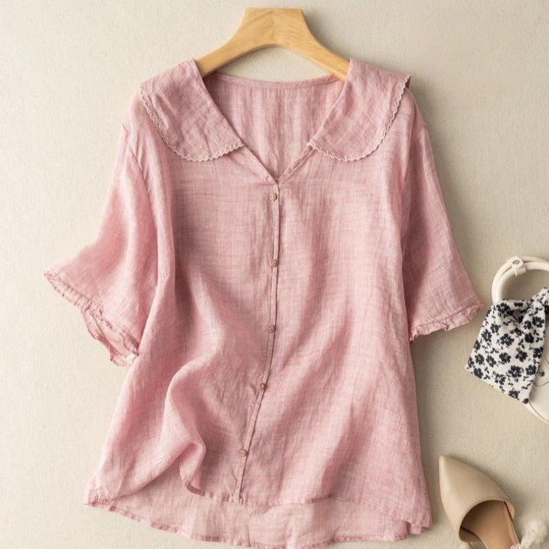 Adela | Blusa de lino