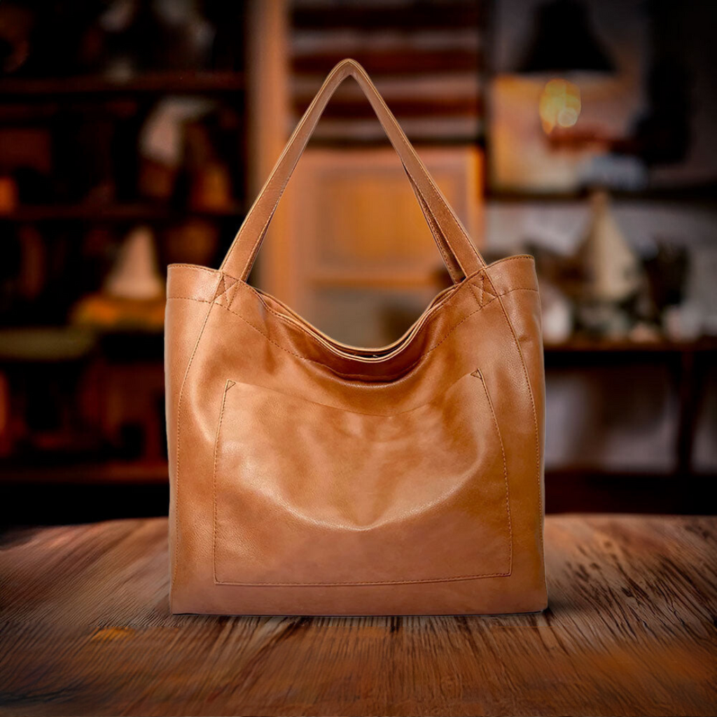 Maya | Bolsa de hombro suave grande y lujosa
