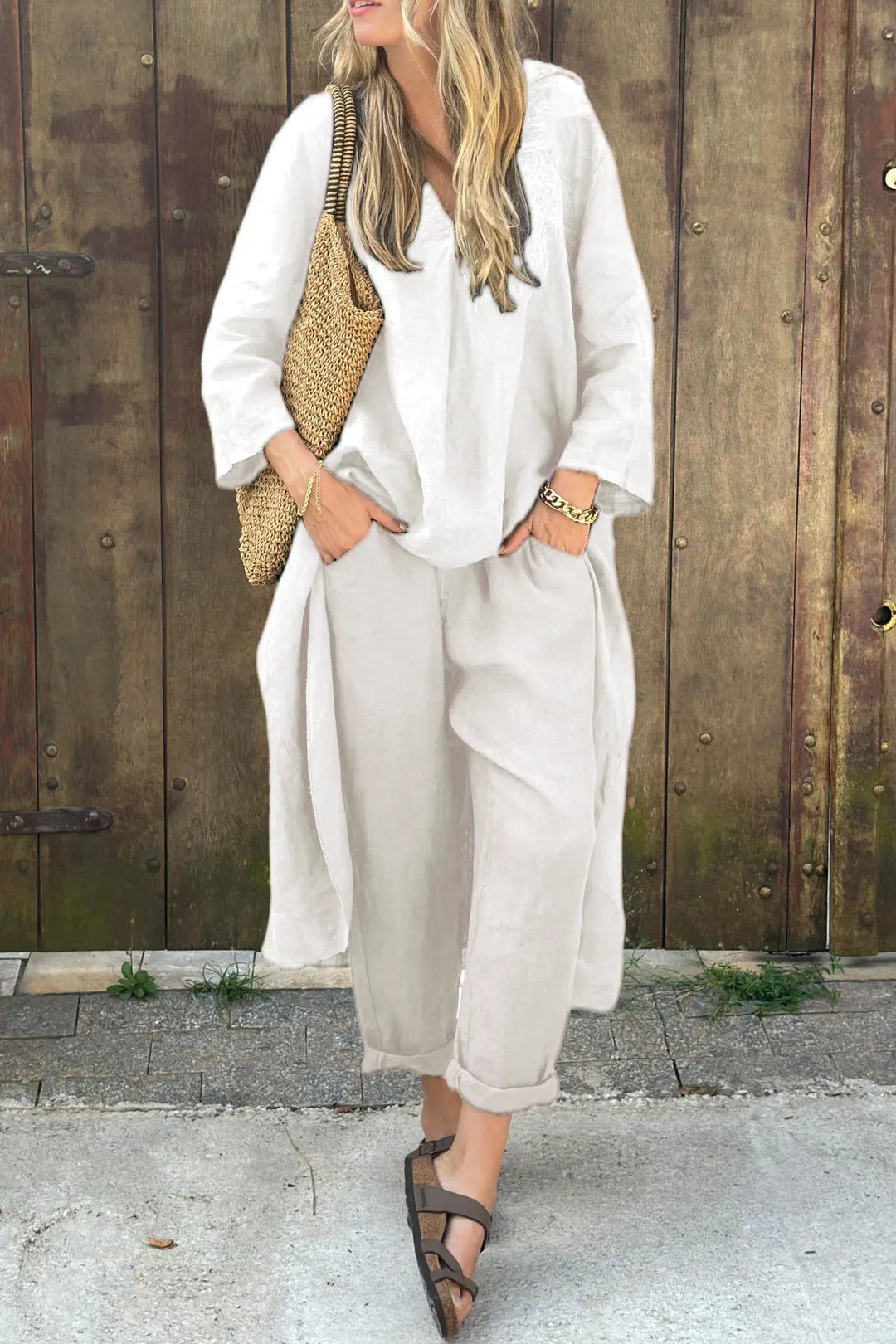 ELENA™ | Conjunto de dos piezas chic con elegancia sin esfuerzo y estilo versátil