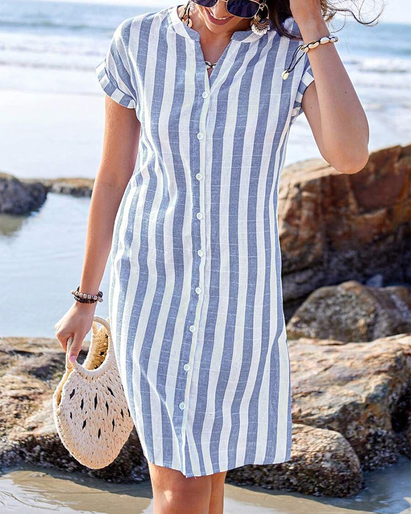 MARTINE™ El Vestido Camisero Que Siempre Favorece