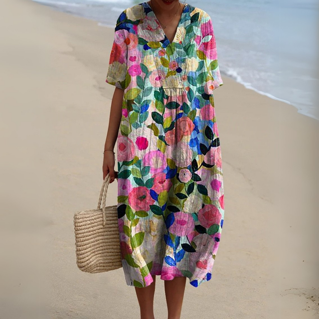 Nicole | Vestido de Verano con Flores