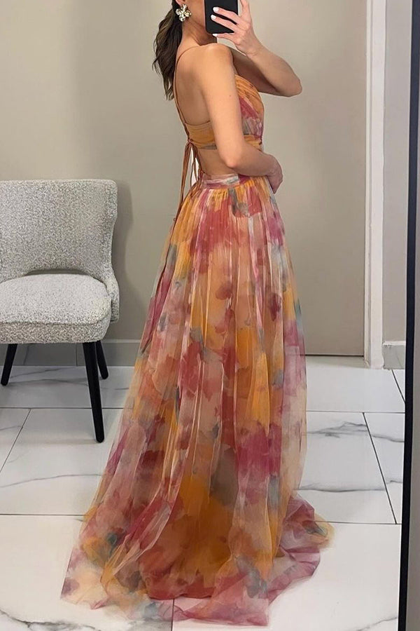 Elena | Vestido con estampado floral