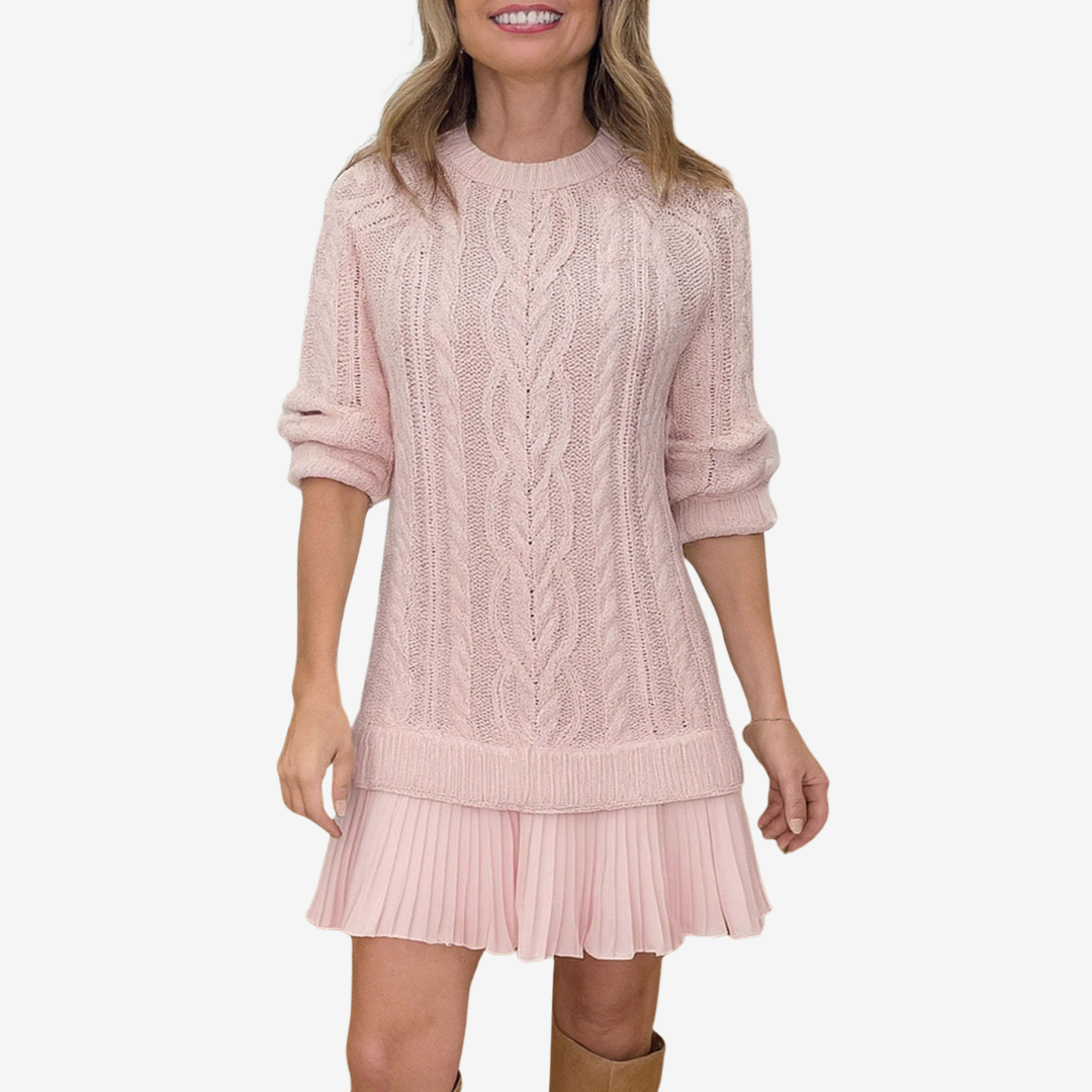 Eliane™ – Vestido Suéter de Estilo Natural