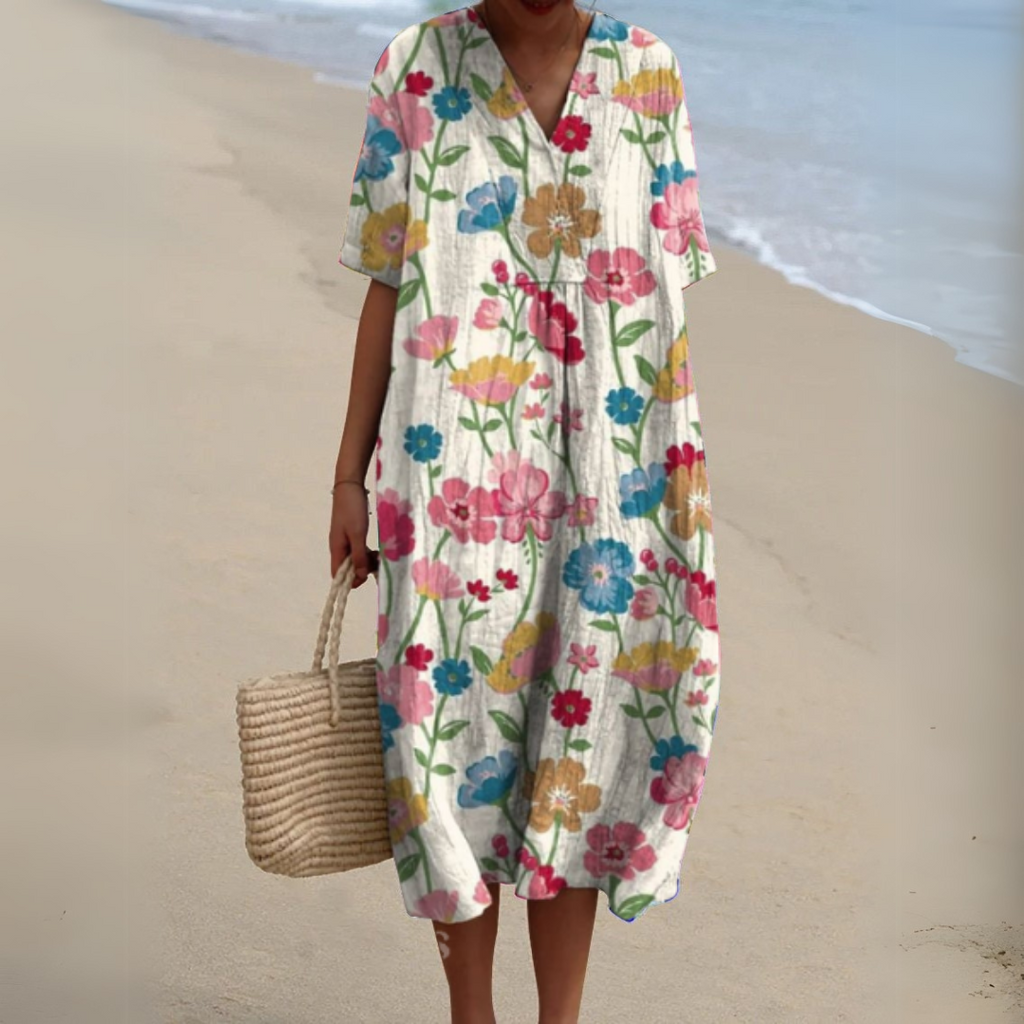 Nicole | Vestido de Verano con Flores
