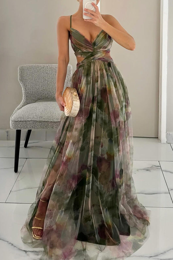 Elena | Vestido con estampado floral