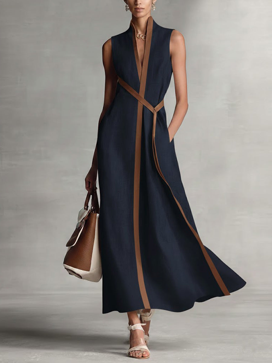 Elira™ | Vestido de lino fluido con elegancia natural