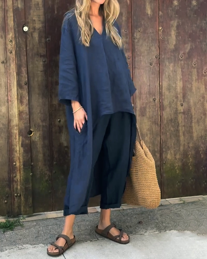 ELENA™ | Conjunto de dos piezas chic con elegancia sin esfuerzo y estilo versátil