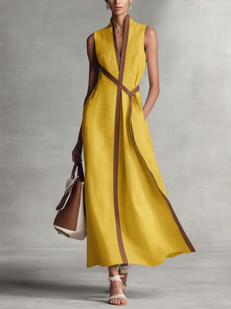 Elira™ | Vestido de lino fluido con elegancia natural
