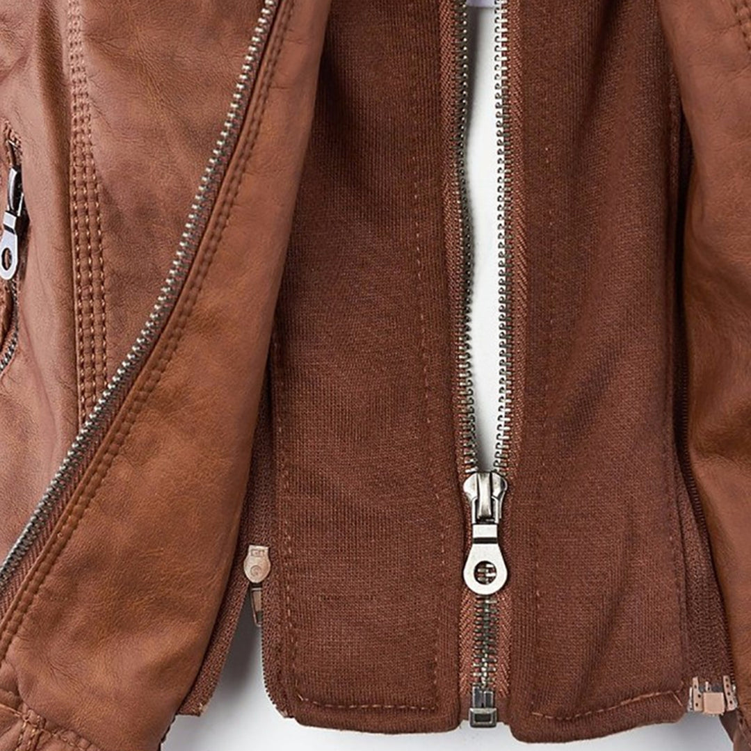Flavia | Chaqueta de piel resistente y elegante