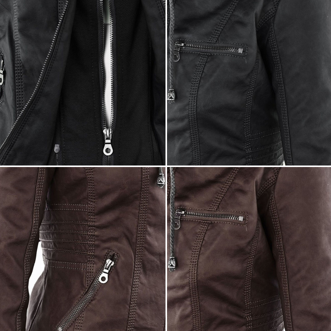 Flavia | Chaqueta de piel resistente y elegante
