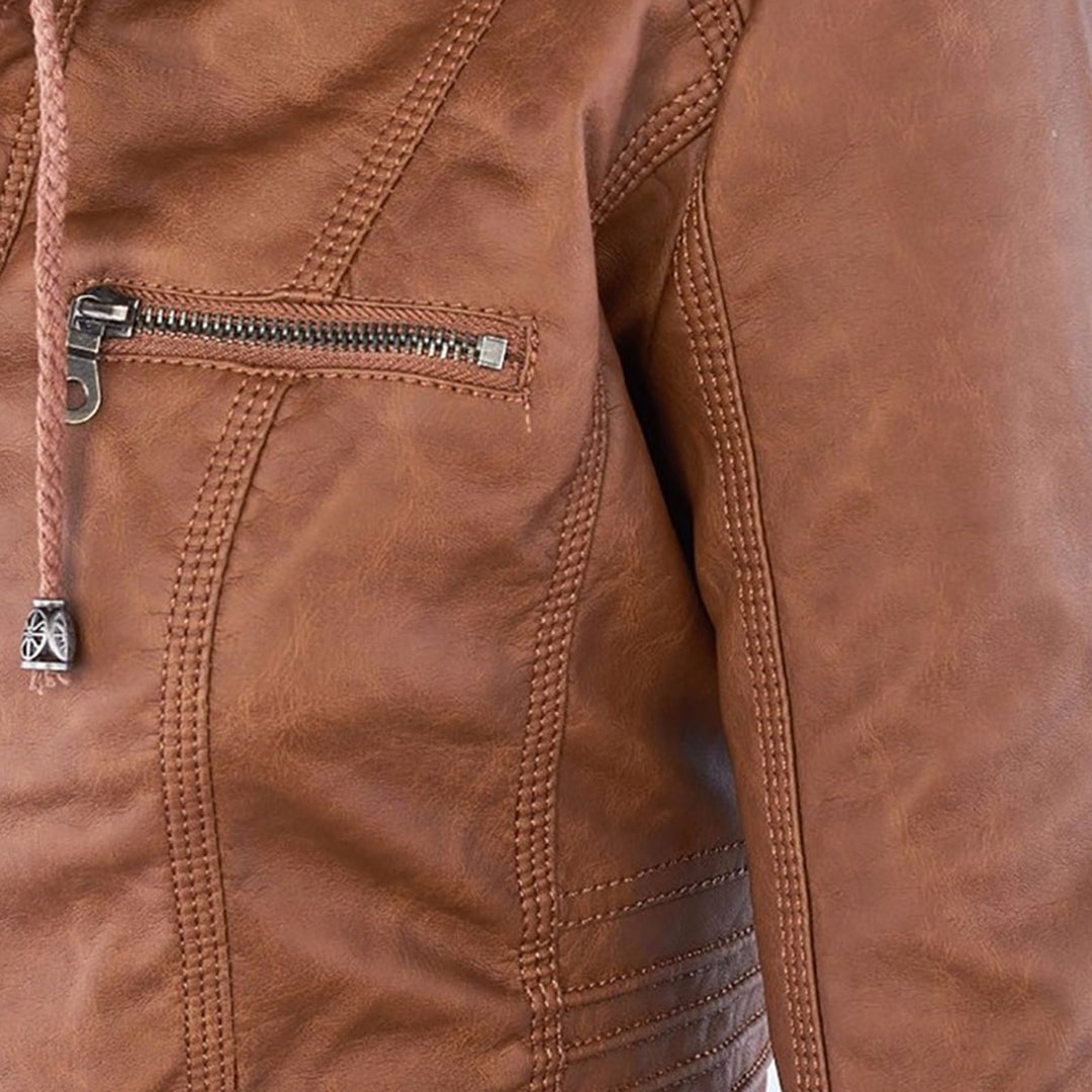 Flavia | Chaqueta de piel resistente y elegante