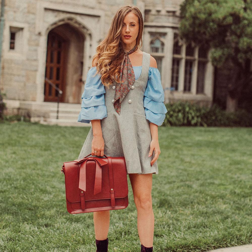 Bolso Vintage Kissé de Azul Rosa