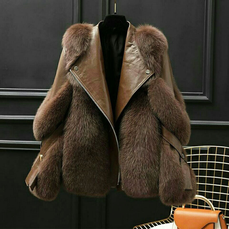 Valeria™ | Chaqueta de Piel Sintética de Lujo