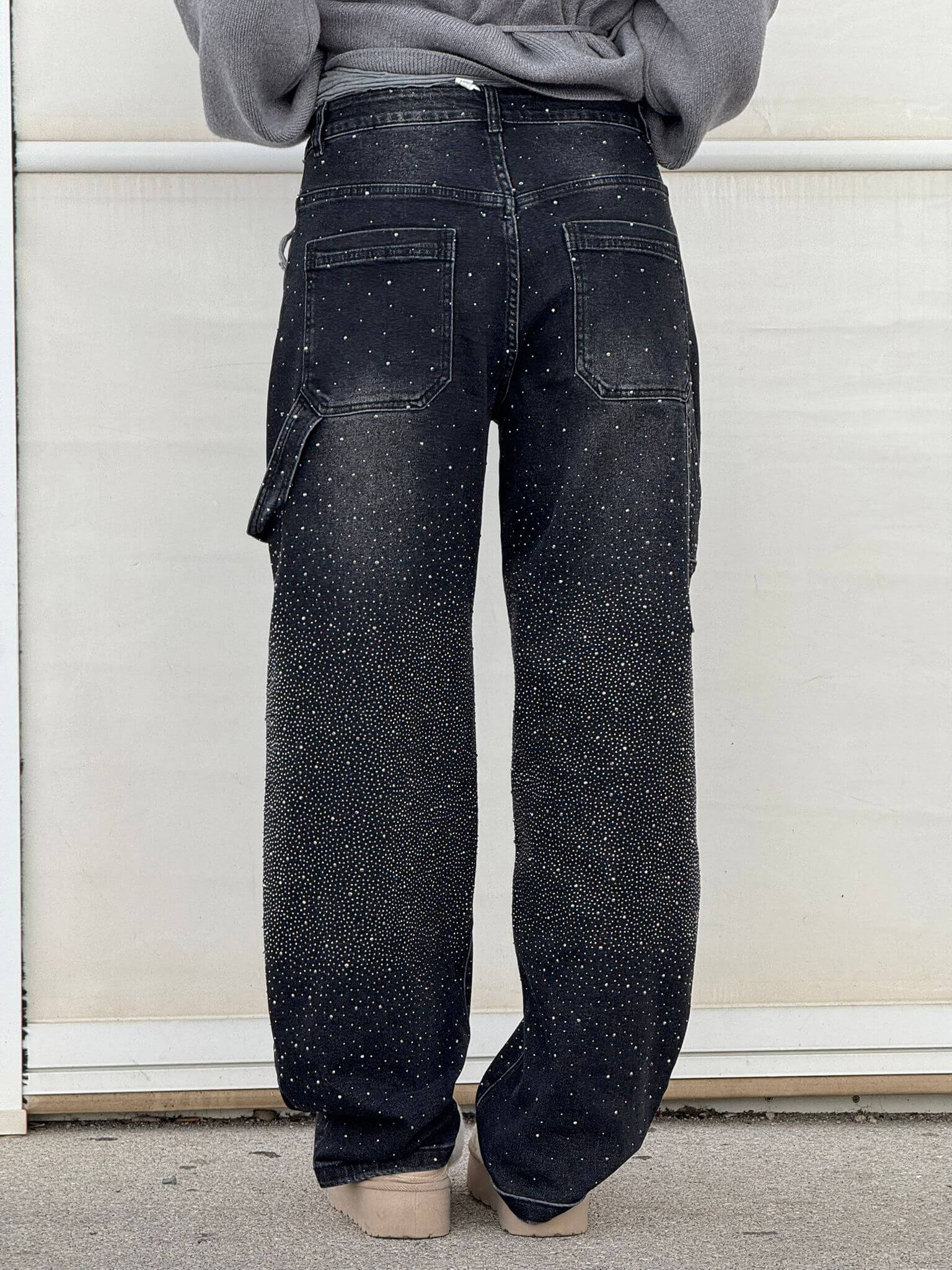 Esther | Pantalón vaquero brillante