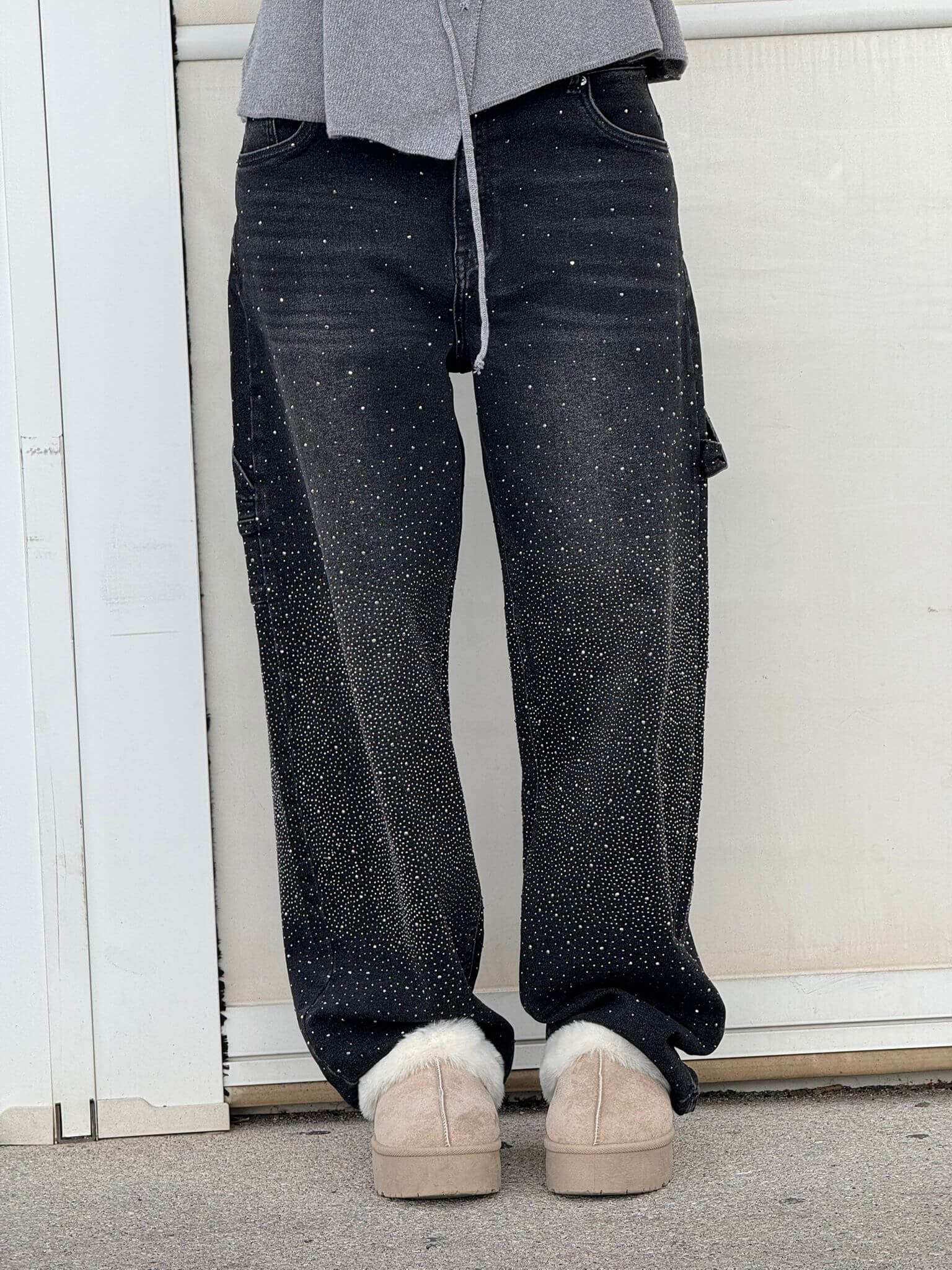 Esther | Pantalón vaquero brillante