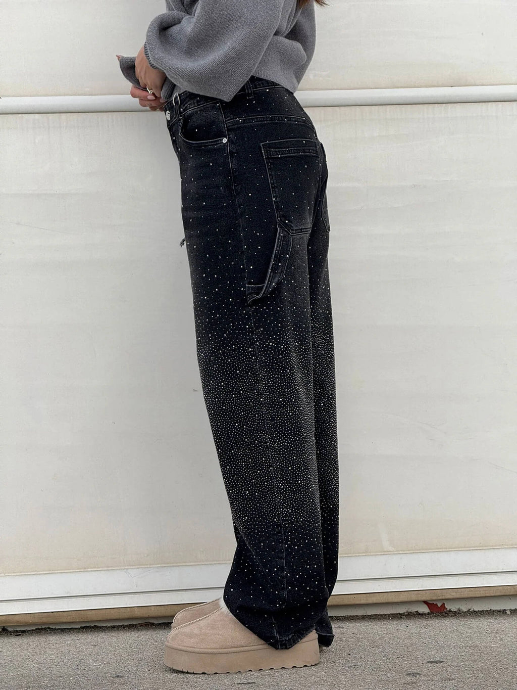 Esther | Pantalón vaquero brillante
