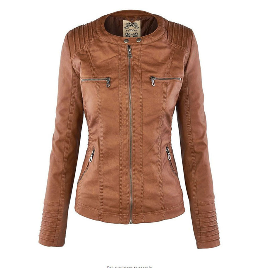 Flavia | Chaqueta de piel resistente y elegante