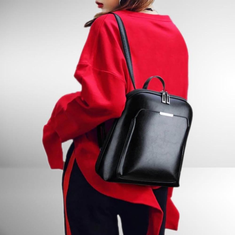 Stella | Mochila de doble cierre clásica con diseño minimalista