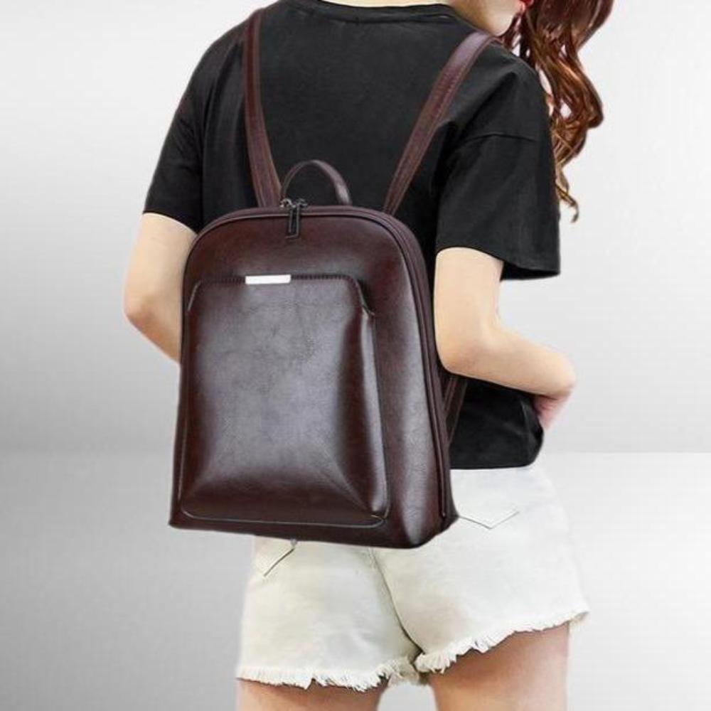 Stella | Mochila de doble cierre clásica con diseño minimalista