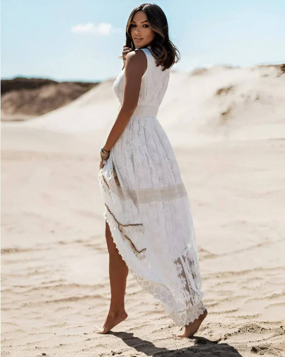 Yoli - Elegante vestido de estilo bohemio