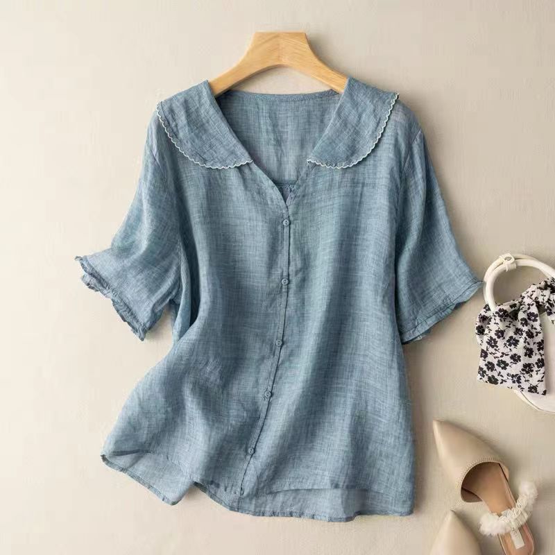 Adela | Blusa de lino