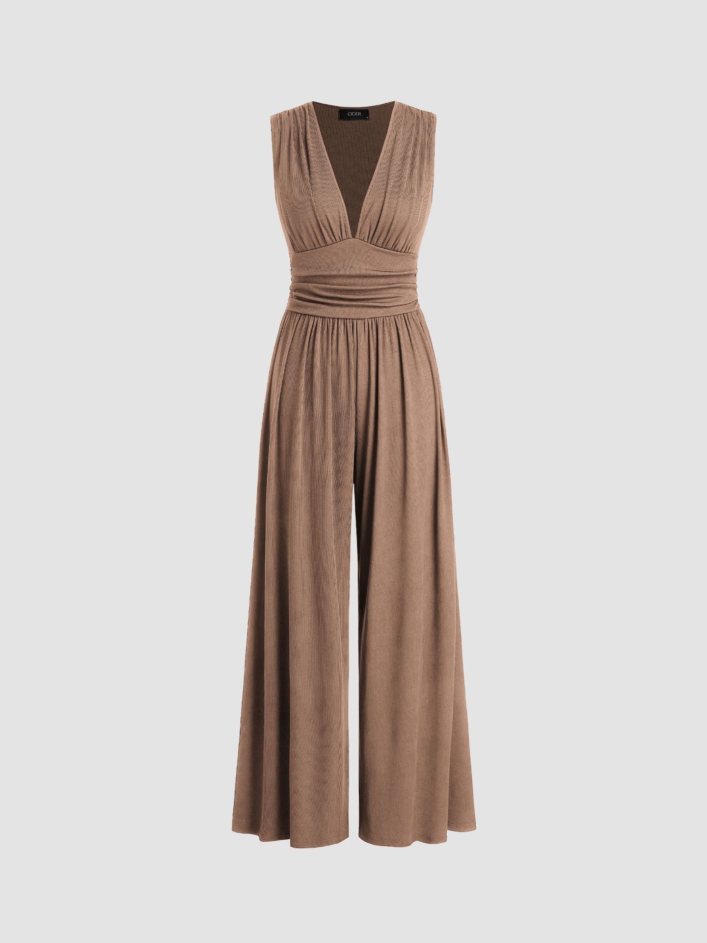 CHARITY – Mono Chic sin Mangas de Pierna Ancha