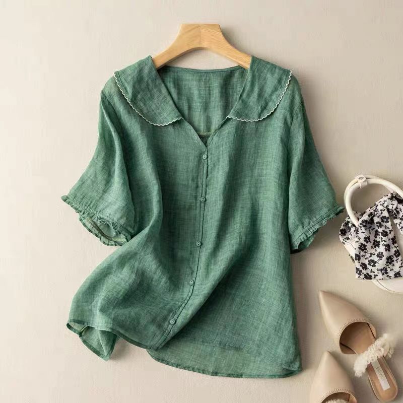 Adela | Blusa de lino