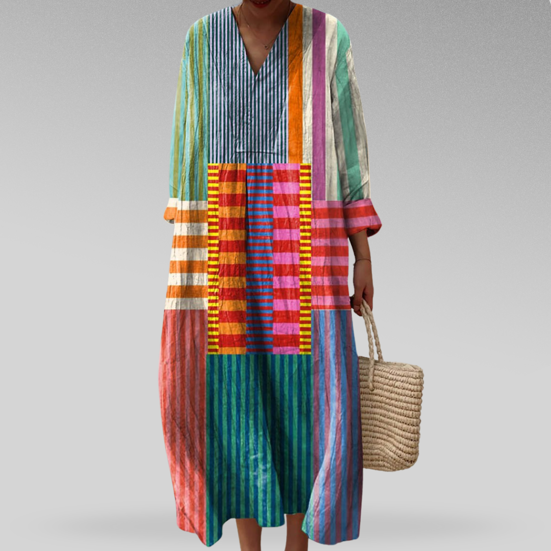 Sofy | Vestido geométrico