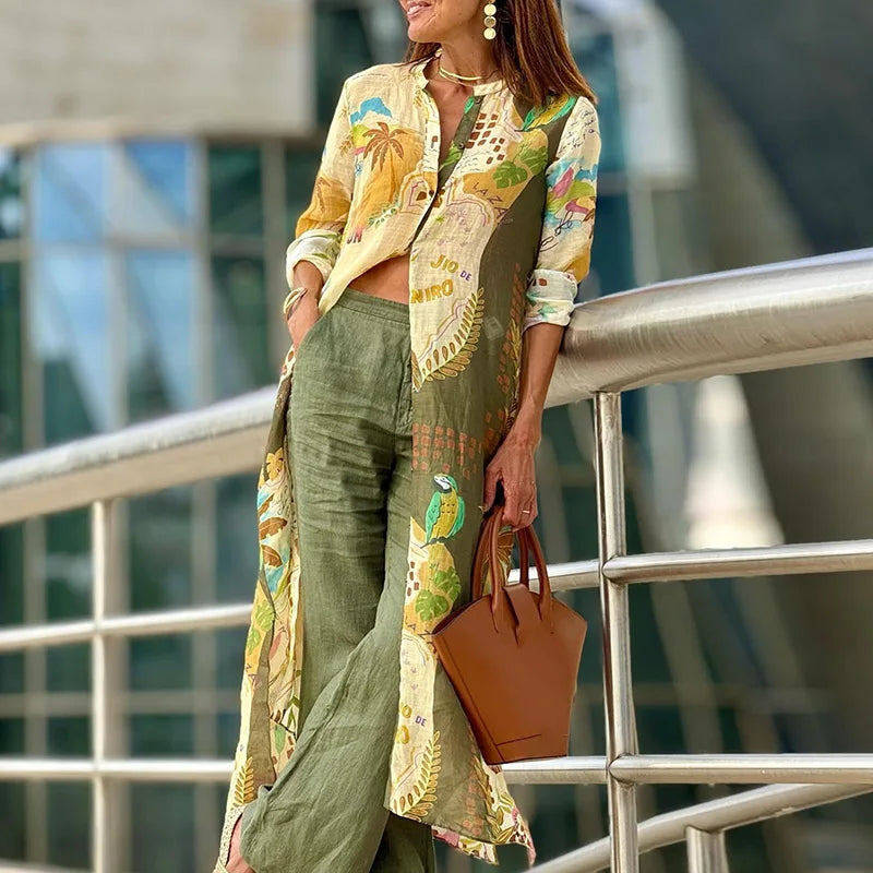 Moreliana™ – Conjunto de Lino Elegante y Atemporal