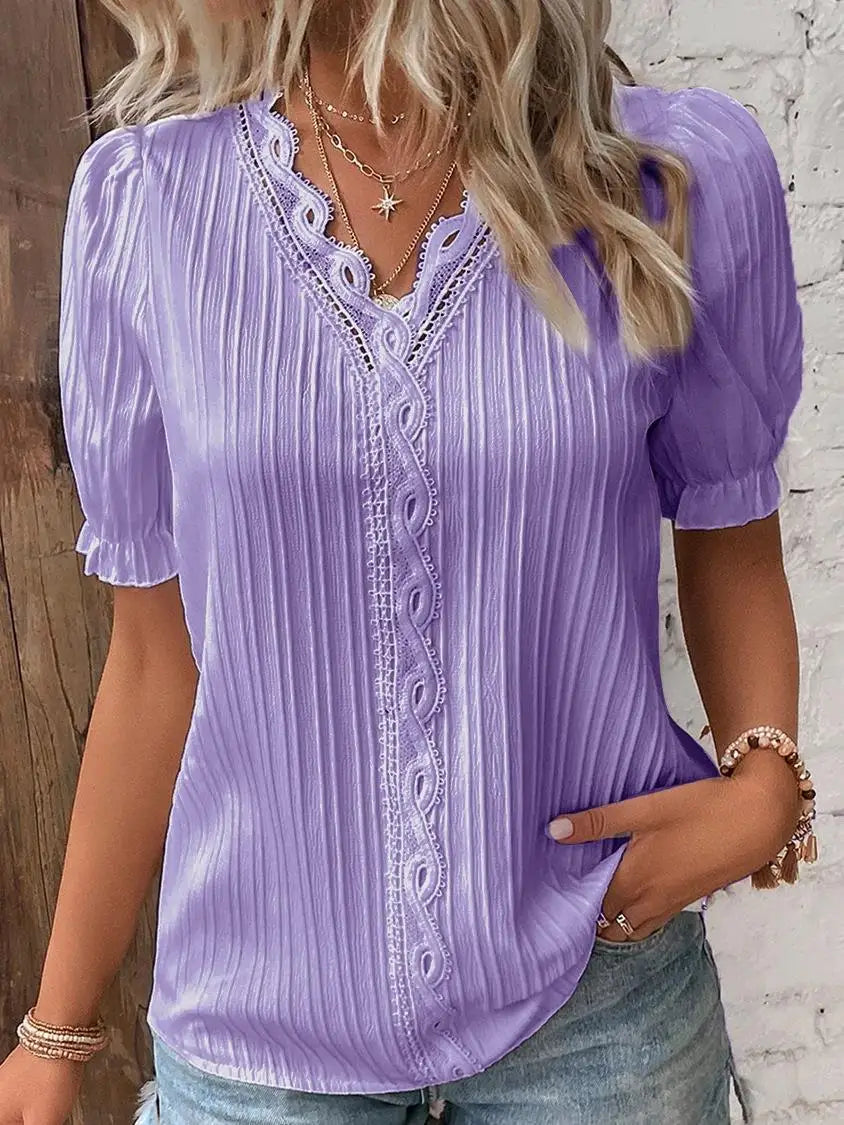 Marta | Blusa Tejida con Cuello V