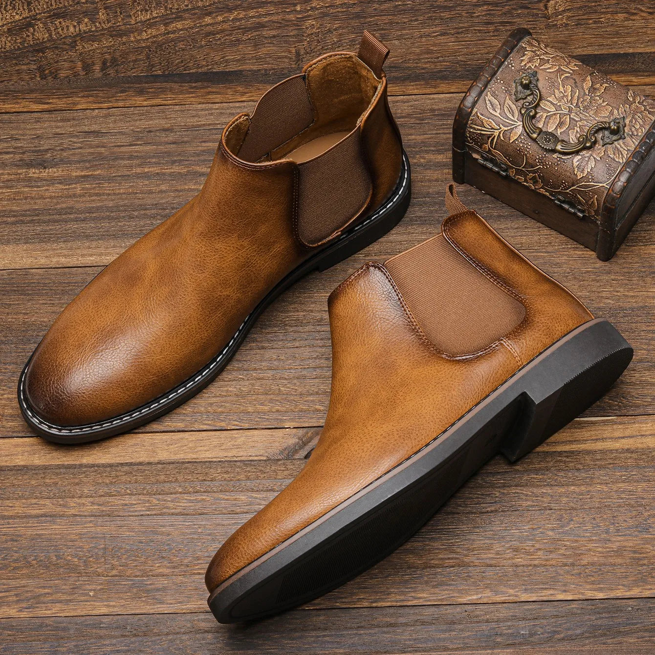Botines Chelsea de Cuero Alessandro