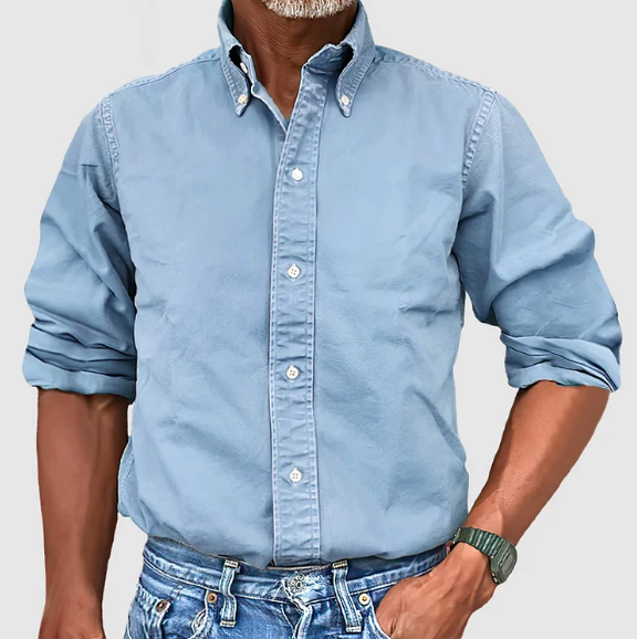 CARLOS™ | Camisa clásica de algodón