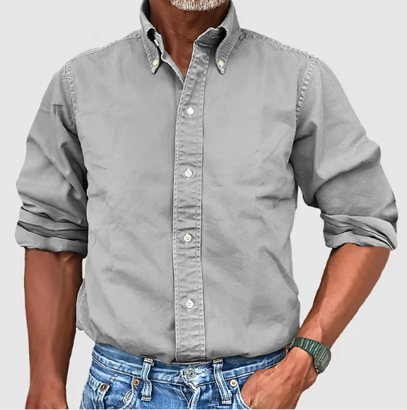 CARLOS™ | Camisa clásica de algodón
