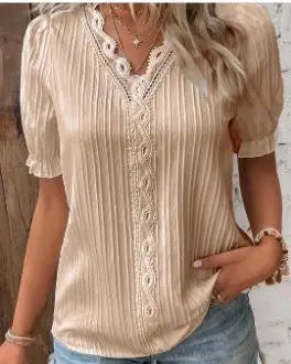 Marta | Blusa Tejida con Cuello V