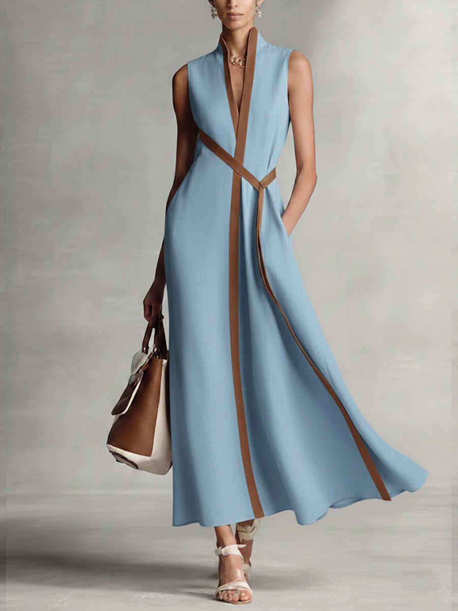 Elira™ | Vestido de lino fluido con elegancia natural