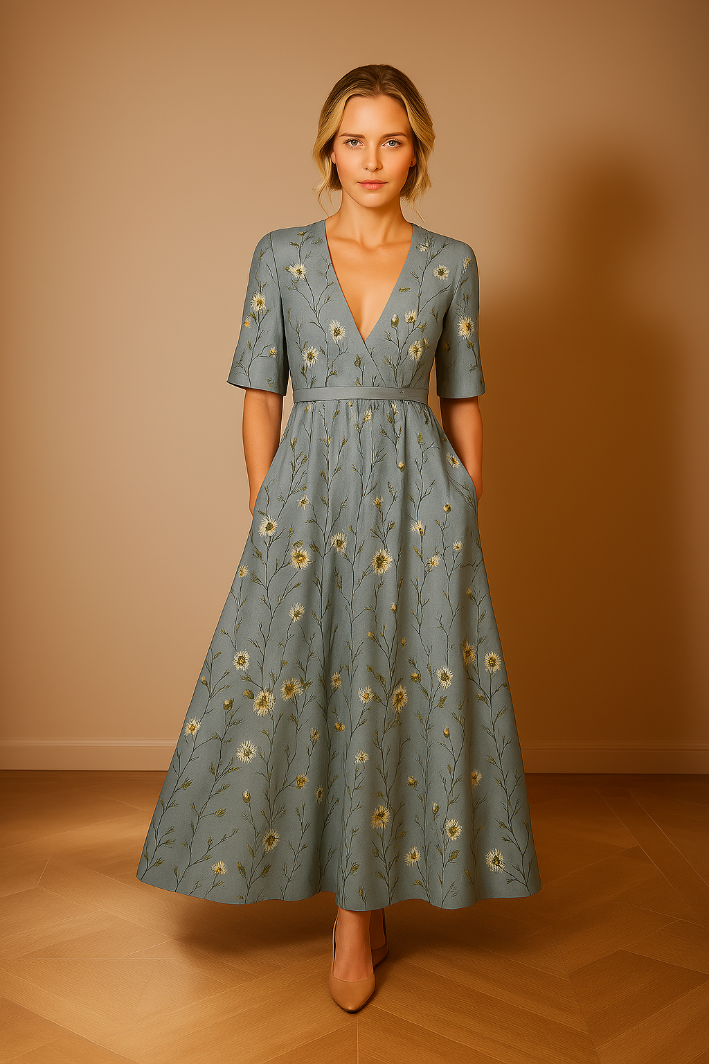 Sofi - Vestido con estampado floral