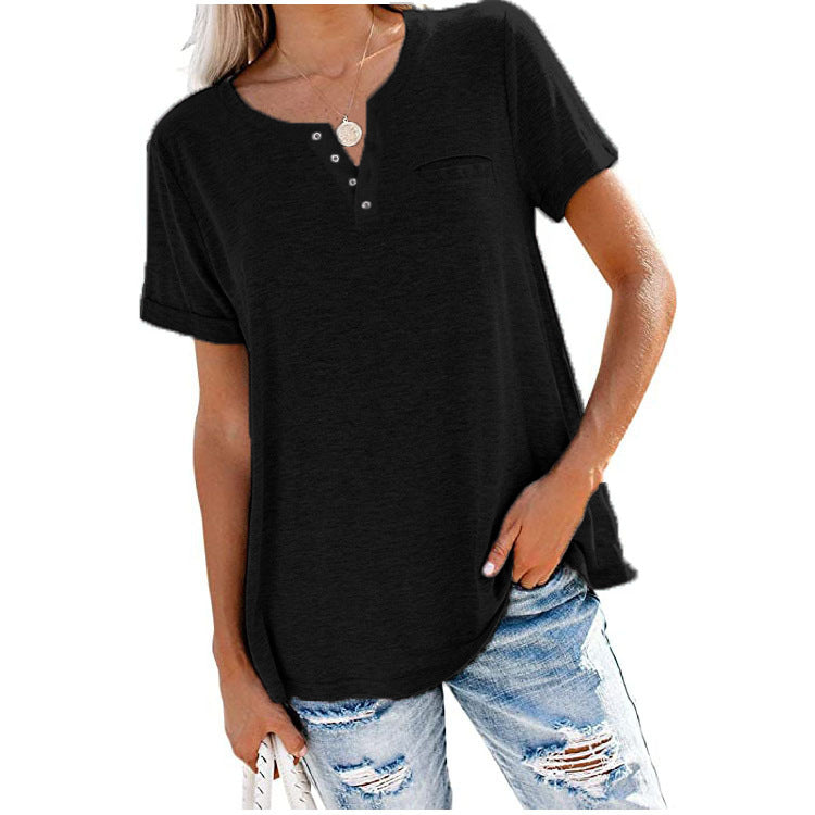 Sonia | Camiseta de verano básicas con bolsillo