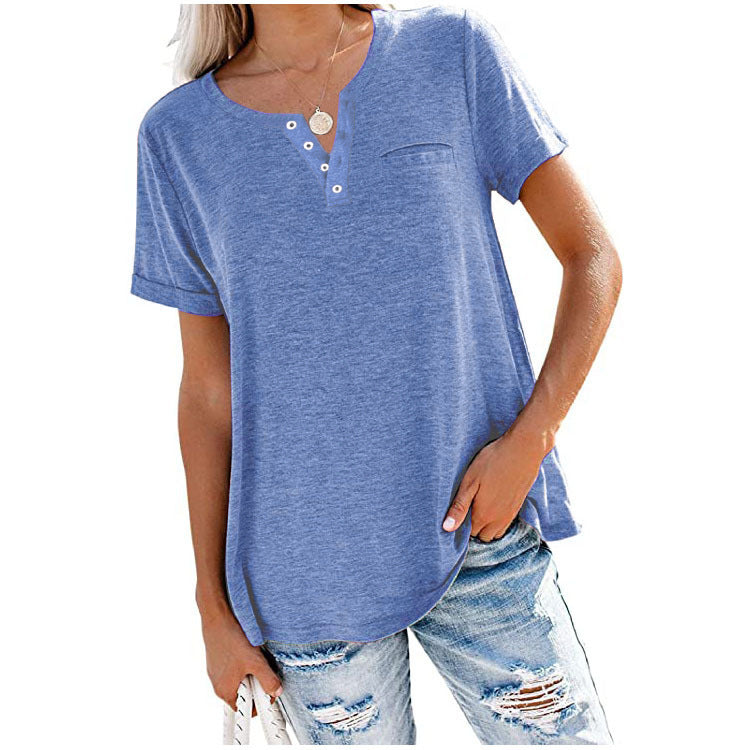 Sonia | Camiseta de verano básicas con bolsillo