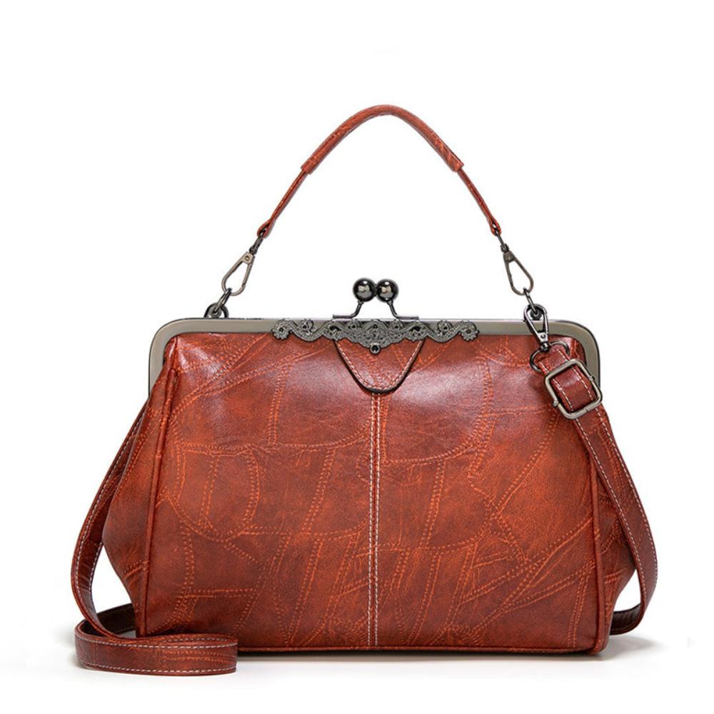 Mila | Bolso de mano vintage con cierre de solapa