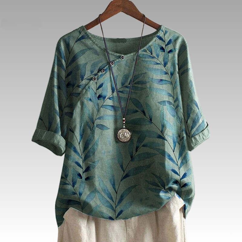 Isabela™ | Top con Detalles de Botones Inspirado en la Naturaleza