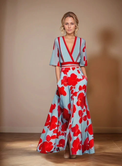 Sofi - Vestido con estampado floral