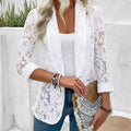 Laura | Blazer con malla de encaje