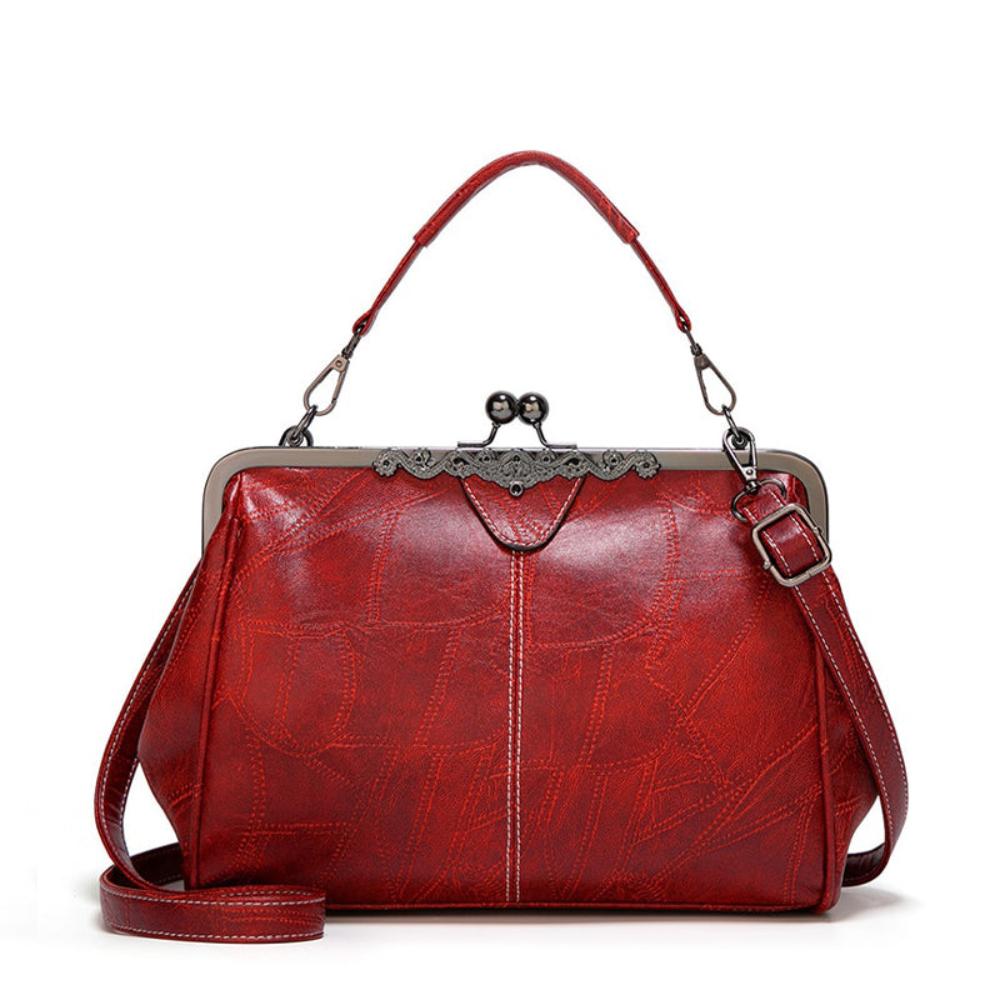 Mila | Bolso de mano vintage con cierre de solapa