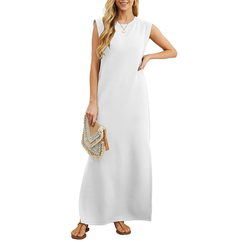EMMA | Vestido largo antipliegues fluido