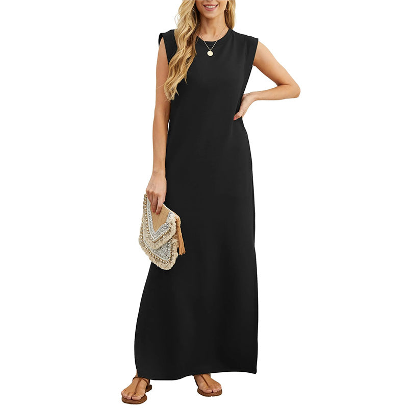 EMMA | Vestido largo antipliegues fluido