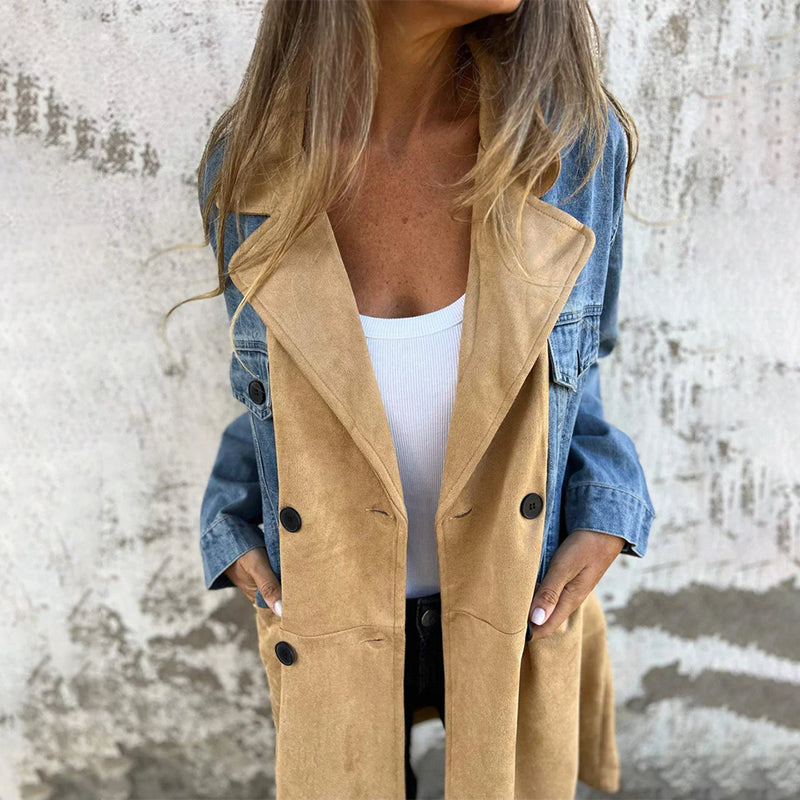 Emma - Chaqueta con costuras vaqueras