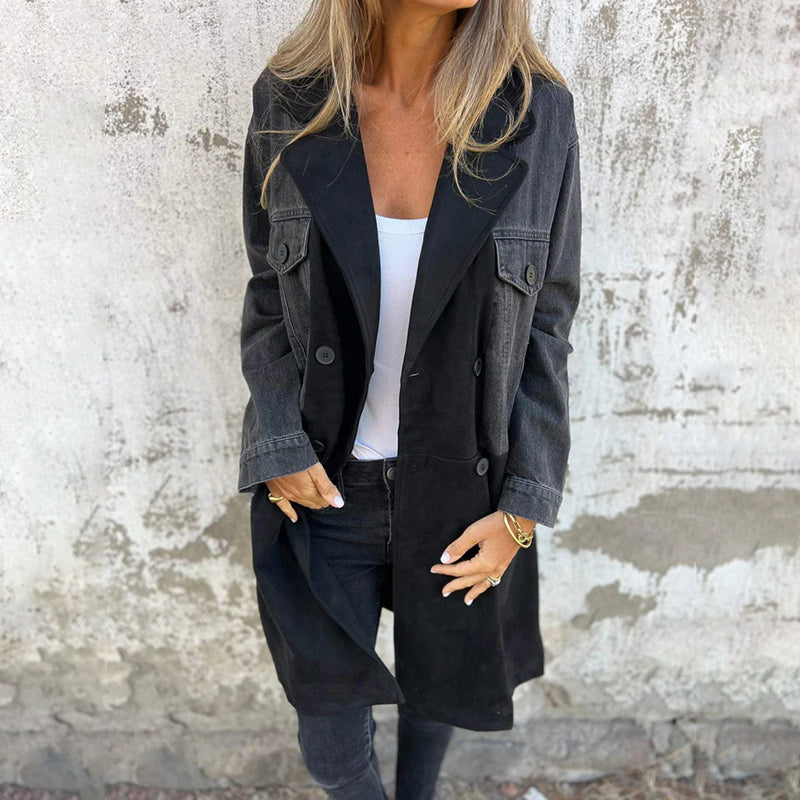 Emma - Chaqueta con costuras vaqueras